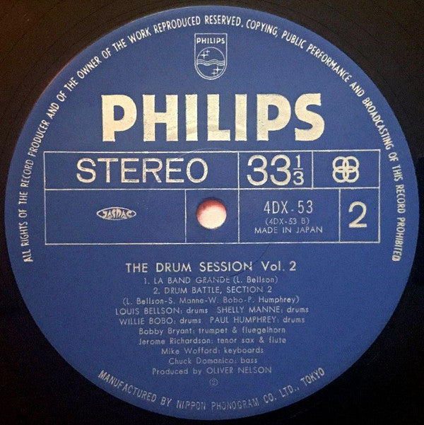 Louis Bellson - The Drum Session (2xVinyl, LP, Album, Quadraphonic) Very Good (VG) / Very Good (VG)