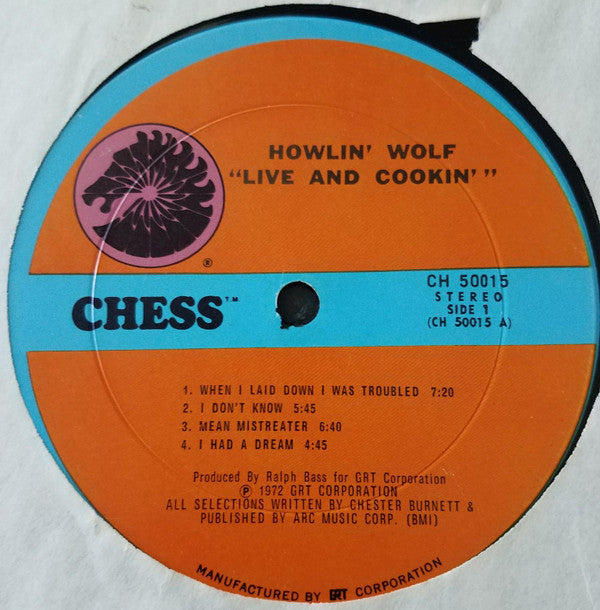 Howlin' Wolf - Live And Cookin' At Alice's Revisited (Vinyl, LP, Album, Stereo) Very Good (VG) / Very Good (VG)