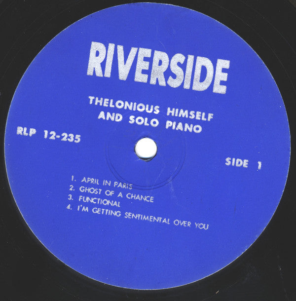 Thelonious Monk - Thelonious Himself (Vinyl, LP, Album, Reissue, Stereo) Very Good (VG) / Very Good (VG)