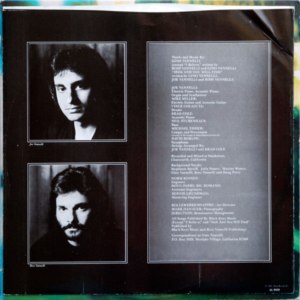 Gino Vannelli - Nightwalker (Vinyl, LP, Album, Stereo) Very Good Plus (VG+) / Very Good (VG)