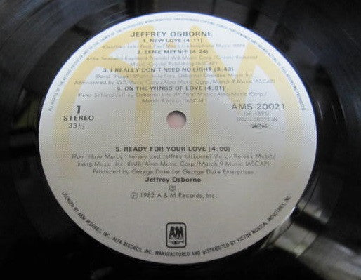 Jeffrey Osborne - Jeffrey Osborne (Vinyl, LP, Album)
