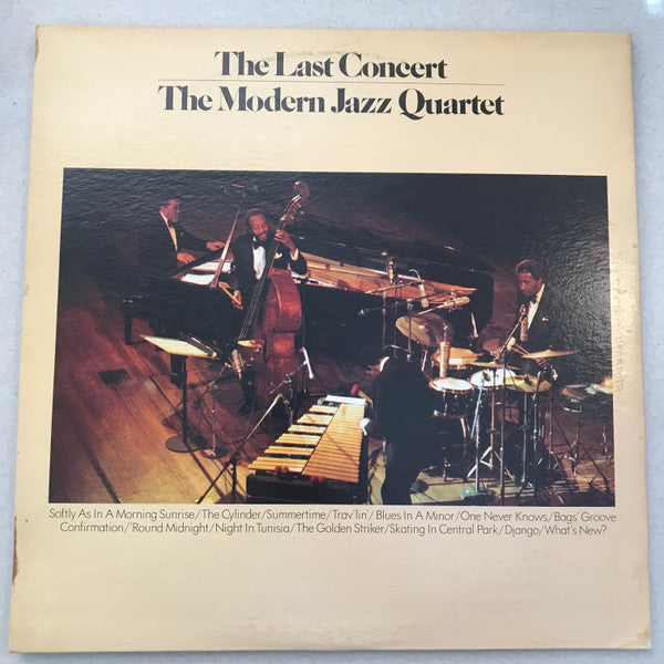 The Modern Jazz Quartet - The Last Concert (Vinyl, LP, Album, Stereo)