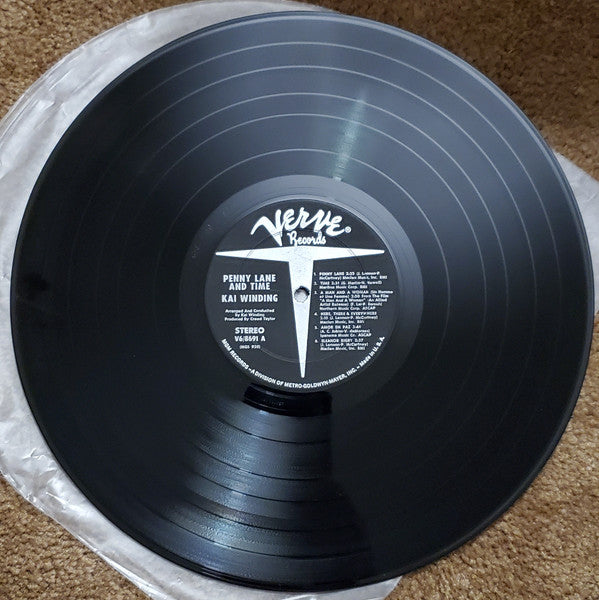 Kai Winding - Penny Lane & Time (Vinyl, LP, Album, Stereo) Very Good (VG) / Fair (F)