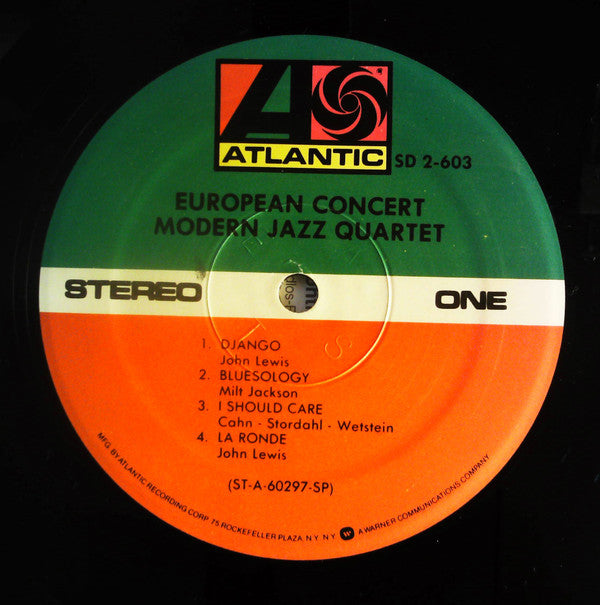 The Modern Jazz Quartet - European Concert (2xVinyl, LP, Album, Reissue, Stereo) Very Good Plus (VG+) / Very Good (VG)