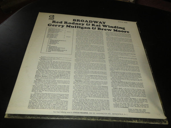 Brew Moore - Broadway (Vinyl, LP, Compilation, Mono) Good Plus (G+) / Good Plus (G+)