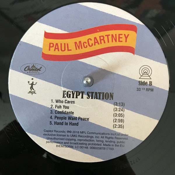 Paul McCartney - Egypt Station (2xVinyl, LP, Album, Deluxe Edition, Limited Edition, Stereo) Very Good Plus (VG+) / Near Mint (NM or M-)
