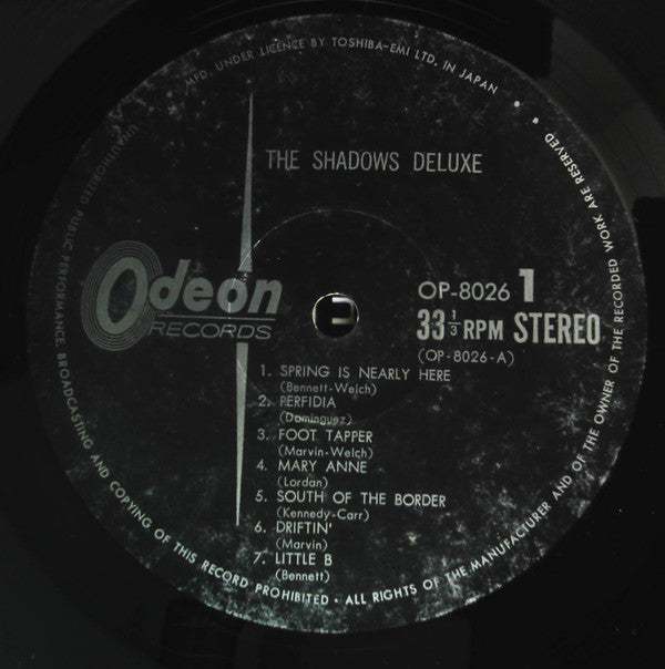 The Shadows - Deluxe (Vinyl, LP, Compilation, Reissue, Stereo) Very Good Plus (VG+) / Very Good Plus (VG+)