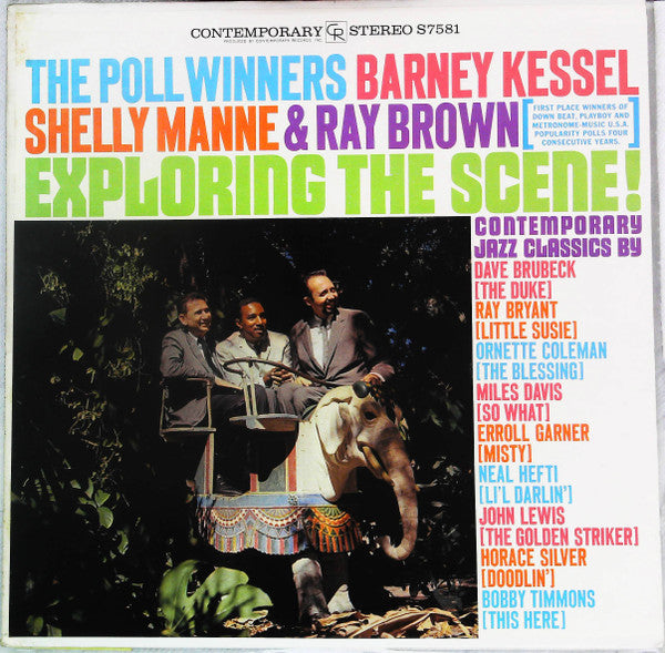 The Poll Winners - Exploring The Scene (Vinyl, LP, Album, Reissue, Stereo) Very Good (VG) / Very Good (VG)