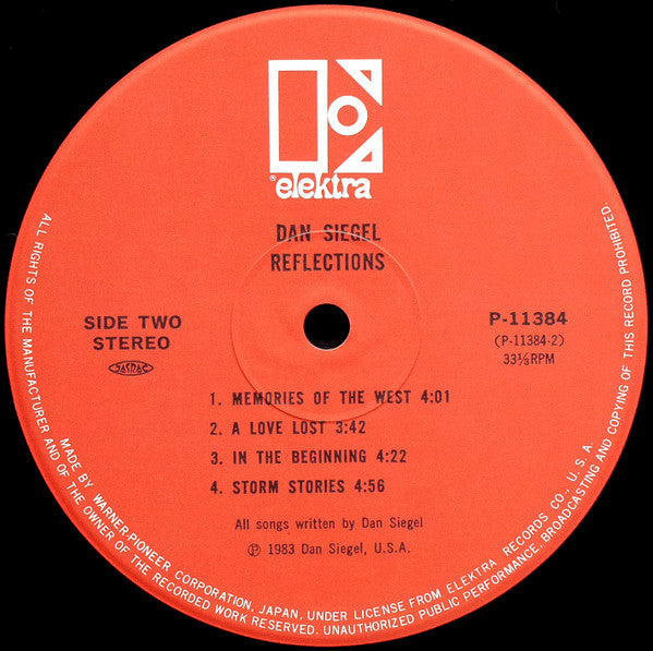 Dan Siegel - Reflections (Vinyl, LP, Album)