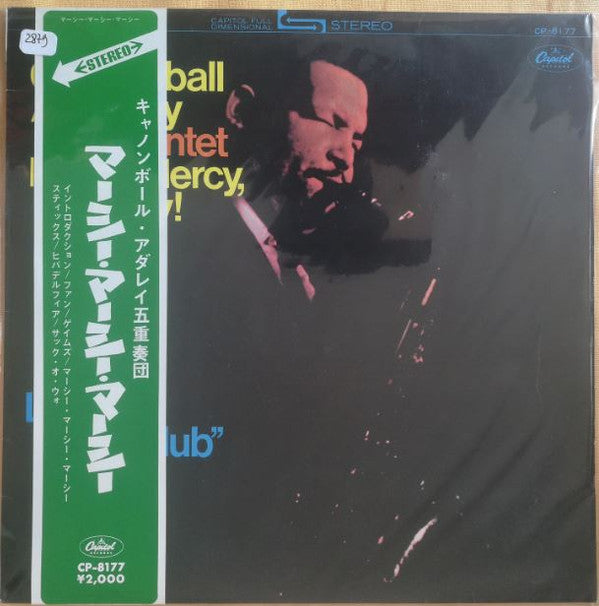 The Cannonball Adderley Quintet - Mercy, Mercy, Mercy! - Live At "The Club" (Vinyl, LP, Album, Stereo) Very Good Plus (VG+) / Very Good (VG)