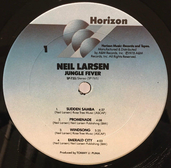 Neil Larsen - Jungle Fever (Vinyl, LP, Album) Very Good Plus (VG+) / Very Good Plus (VG+)