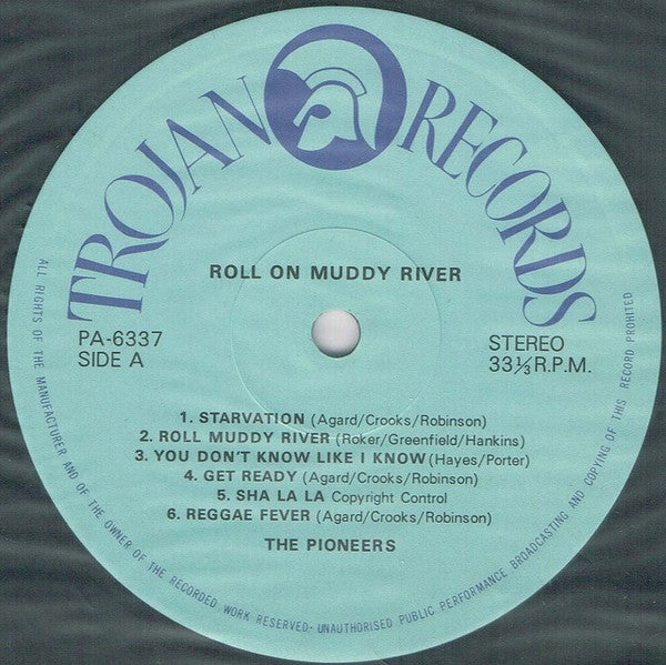 The Pioneers - Roll On Muddy River (Vinyl, LP, Album) Very Good Plus (VG+) / Very Good (VG)