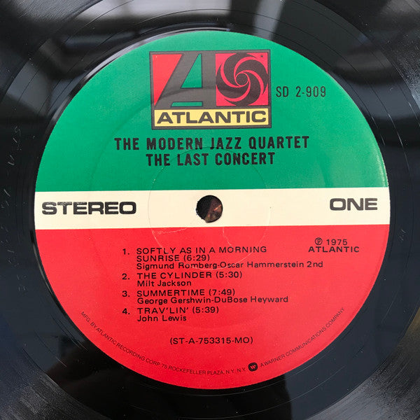The Modern Jazz Quartet - The Last Concert (Vinyl, LP, Album, Stereo)