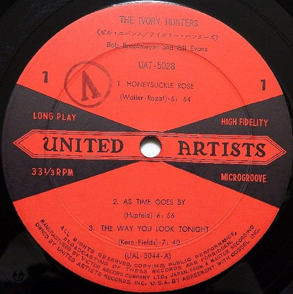 Bob Brookmeyer - The Ivory Hunters (Vinyl, LP, Album, Mono) Very Good Plus (VG+) / Very Good (VG)