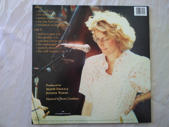 Jennifer Warnes - The Well (Vinyl, LP, Reissue, Stereo) Very Good Plus (VG+) / Very Good Plus (VG+)