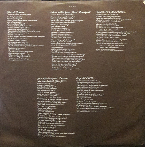 Poco (3) - Ghost Town (Vinyl, LP, Album, Stereo) Very Good (VG) / Very Good (VG)