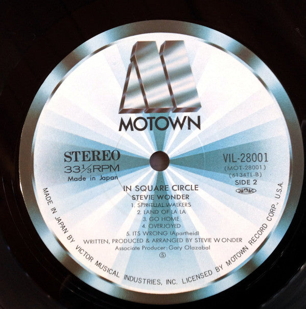 Stevie Wonder - In Square Circle (Vinyl, LP, Album)
