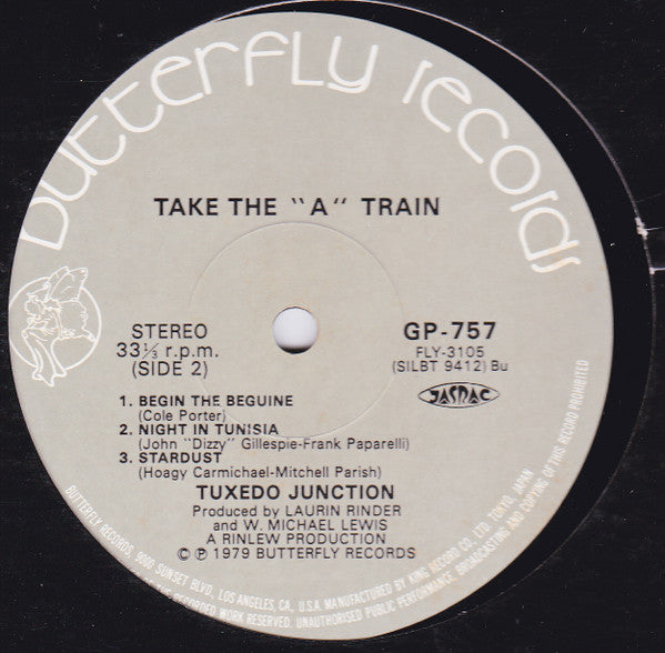 Tuxedo Junction - Tuxedo Junction II Take The A Train (Vinyl, LP, Album) Very Good (VG) / Very Good (VG)