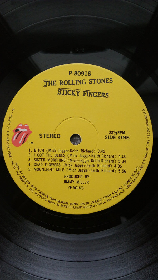 The Rolling Stones - Sticky Fingers (Vinyl, LP, Album, Misprint) Very Good (VG) / Very Good (VG)