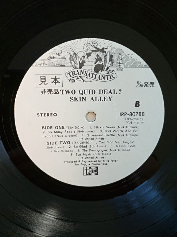 Skin Alley - Two Quid Deal ? (Vinyl, LP, Album, Promo) Near Mint (NM or M-) / Very Good Plus (VG+)