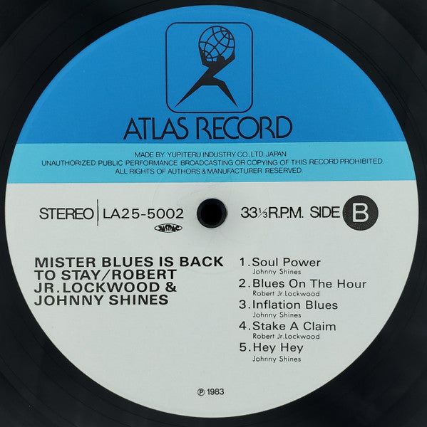 Robert Lockwood Jr. - Mister Blues Is Back To Stay (Vinyl, LP, Album, Stereo) Very Good Plus (VG+) / Very Good (VG)