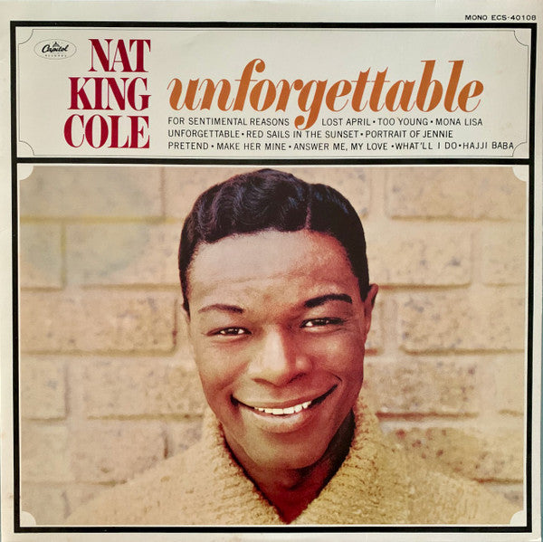 Nat King Cole - Unforgettable (Vinyl, LP, Album, Mono) Very Good (VG) / Very Good (VG)