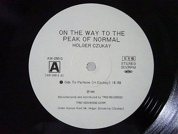 Holger Czukay - On The Way To The Peak Of Normal (Vinyl, LP, Album, Promo, Stereo) Very Good (VG) / Very Good (VG)