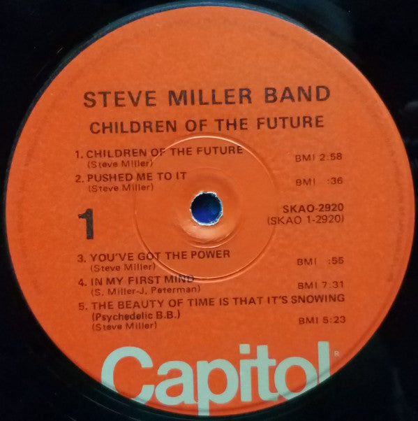 Steve Miller Band - Children Of The Future (Vinyl, LP, Album, Reissue) Very Good Plus (VG+) / Very Good Plus (VG+)