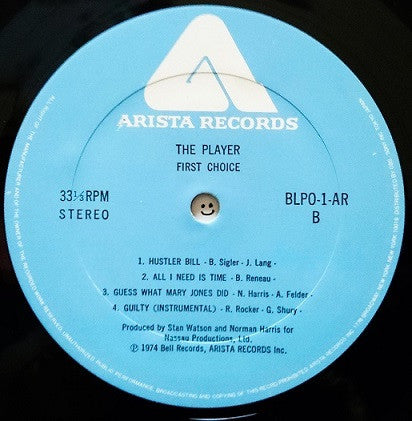 First Choice - The Player (Vinyl, LP, Album) Very Good (VG) / Very Good (VG)