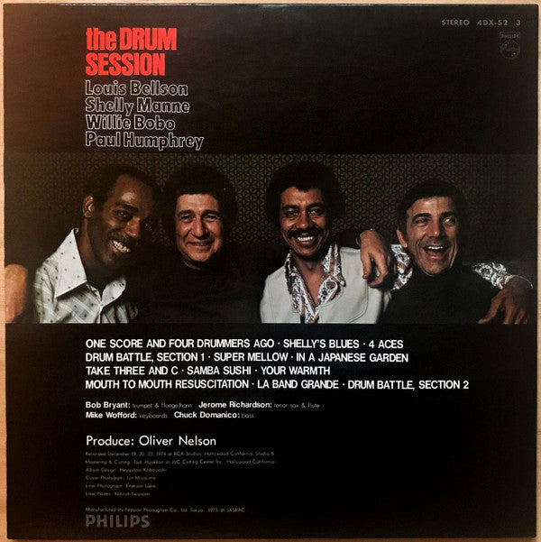 Louis Bellson - The Drum Session (2xVinyl, LP, Album, Quadraphonic) Very Good (VG) / Very Good (VG)