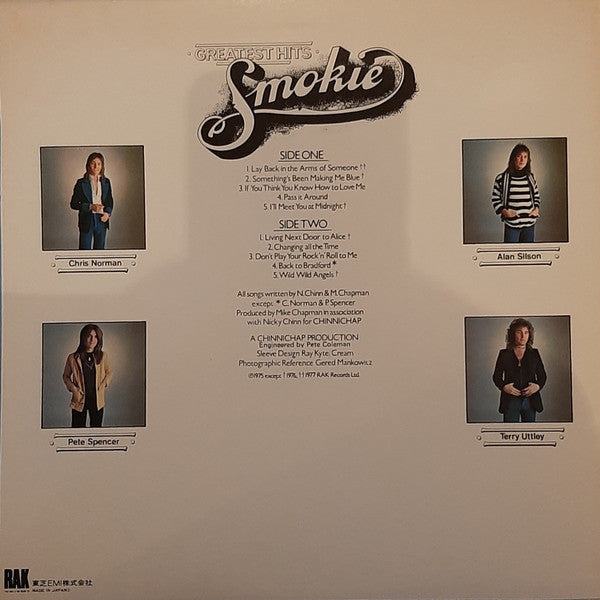 Smokie - Greatest Hits (Vinyl, LP, Compilation, Promo) Very Good Plus (VG+) / Very Good (VG)