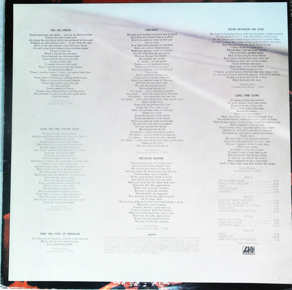 Crosby, Stills, Nash & Young - 4 Way Street (2xVinyl, LP, Album, Reissue) Very Good Plus (VG+) / Very Good (VG)