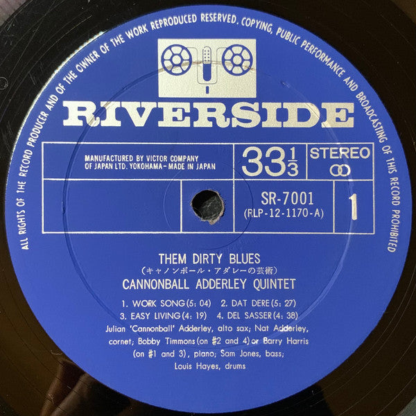 The Cannonball Adderley Quintet - Them Dirty Blues (Vinyl, LP, Albu...