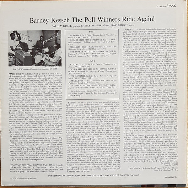 The Poll Winners - Ride Again! (Vinyl, LP, Album, Reissue, Stereo) Good Plus (G+) / Good Plus (G+)