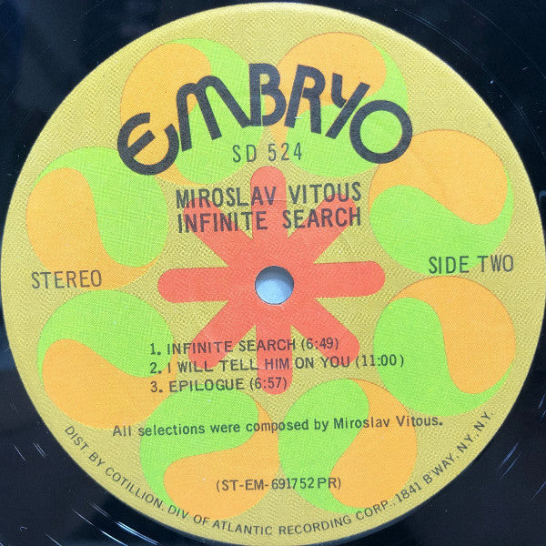 Miroslav Vitous - Infinite Search (Vinyl, LP, Album, Stereo)