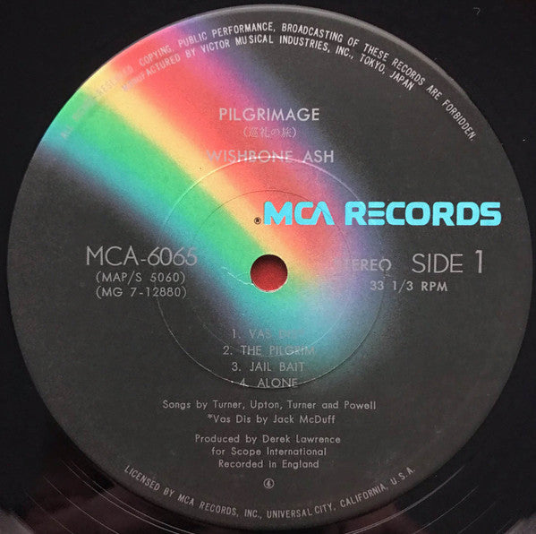 Wishbone Ash - Pilgrimage = 巡礼の旅 (Vinyl, LP, Album, Reissue, Stereo) Very Good Plus (VG+) / Very Good (VG)