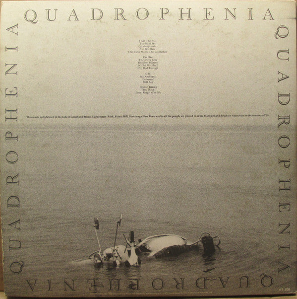 The Who - Quadrophenia (2xVinyl, LP, Album, Promo) Very Good (VG) / Good Plus (G+)