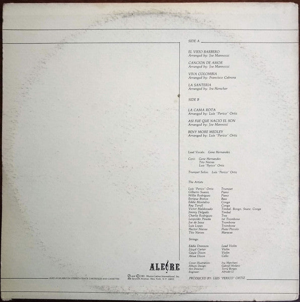 Eugenio Hernandez - El Sabor De "Gene" (Vinyl, LP) Very Good (VG) / Very Good Plus (VG+)