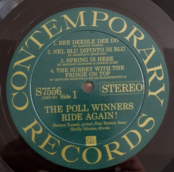 The Poll Winners - Ride Again! (Vinyl, LP, Album, Reissue, Stereo) Good Plus (G+) / Good Plus (G+)