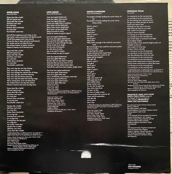 Jimmy Cliff - I Am The Living (Vinyl, LP, Album) Very Good Plus (VG+) / Very Good Plus (VG+)