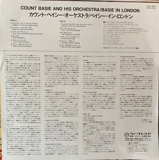 Count Basie Orchestra - Basie In London (Vinyl, LP, Album, Reissue, Mono) Near Mint (NM or M-) / Near Mint (NM or M-)