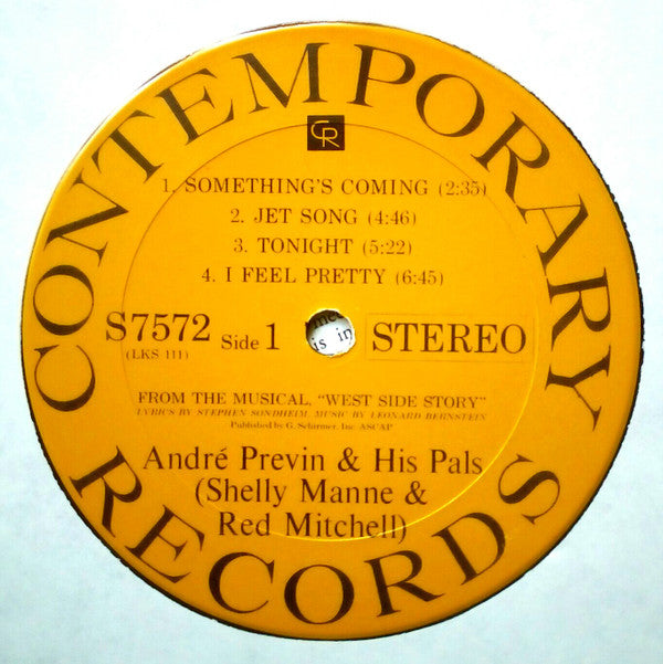 André Previn & His Pals - West Side Story (Vinyl, LP, Album, Reissue, Stereo) Very Good (VG) / Poor (P)