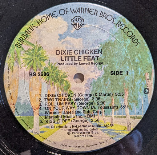 Little Feat - Dixie Chicken (Vinyl, LP, Album, Reissue, Stereo) Very Good Plus (VG+) / Very Good Plus (VG+)