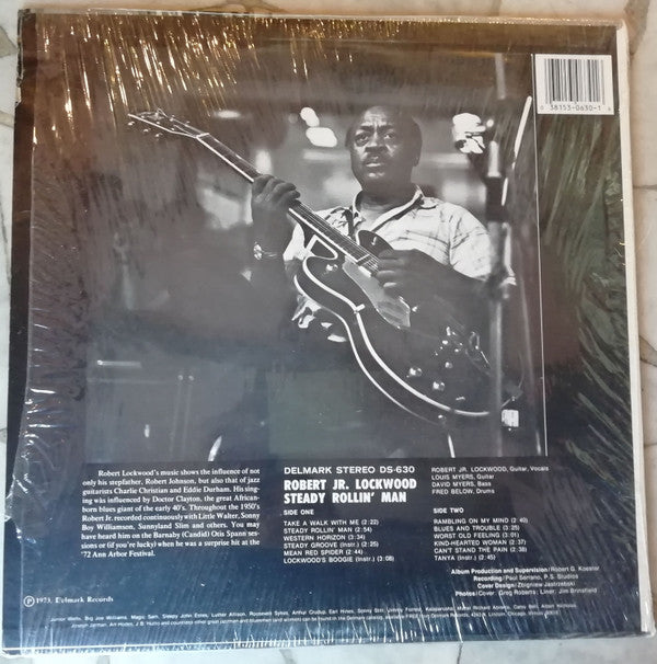 Robert Lockwood Jr. - Steady Rollin' Man (Vinyl, LP, Album) Very Good Plus (VG+) / Very Good Plus (VG+)