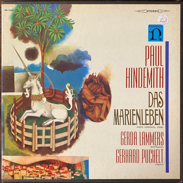 Paul Hindemith - Das Marienleben (New Version, 1948) (2xVinyl, Box Set, LP, Album, Stereo) Very Good Plus (VG+) / Very Good Plus (VG+)
