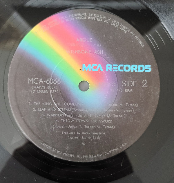 Wishbone Ash - Argus (Vinyl, LP, Album, Reissue) Near Mint (NM or M-) / Very Good Plus (VG+)