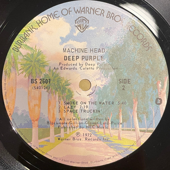 Deep Purple - Machine Head (Vinyl, LP, Album, Reissue, Stereo) Very Good (VG) / Good Plus (G+)