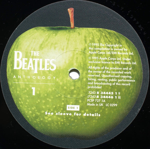The Beatles - Anthology 1 (3xVinyl, LP, Album) Mint (M) / Mint (M)