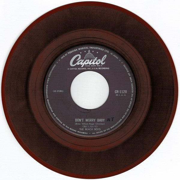 The Beach Boys - アイ・ゲット・アラウンド = I Get Around / 気にしないで = Don't Worry Baby (Vinyl, 7", 45 RPM, Single) Very Good (VG) / Very Good (VG)