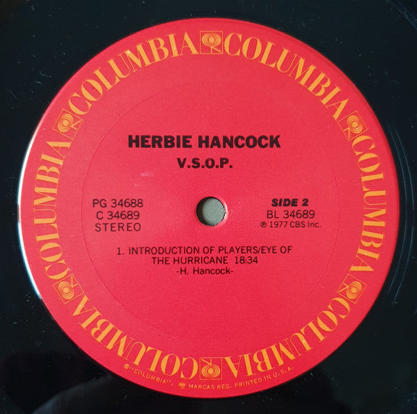 Herbie Hancock - V.S.O.P. (2xVinyl, LP, Album) Good Plus (G+) / Very Good Plus (VG+)